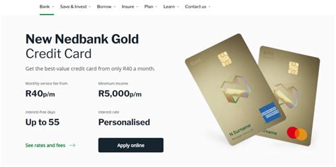 nedbank credit card machine fees